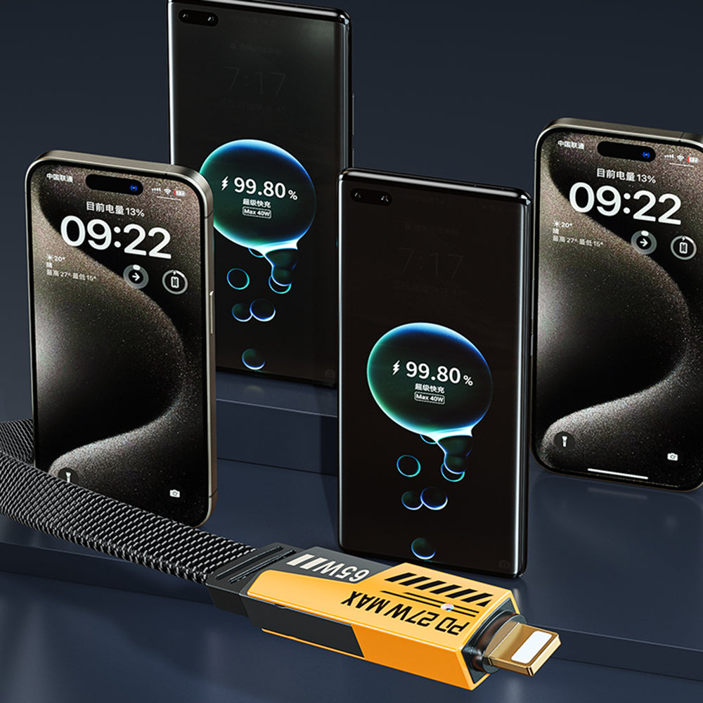 WEKOME WDC-25 4 in 1 1.2m Fast Phone Charger 65W Magnetic Charging Cable for Micro USB / Type C / IP Device WEKOME WDC-25 4 in 1 1.2m Fast Phone Charger 65W Magnetic Charging Cable for Micro USB / Type C / IP Device